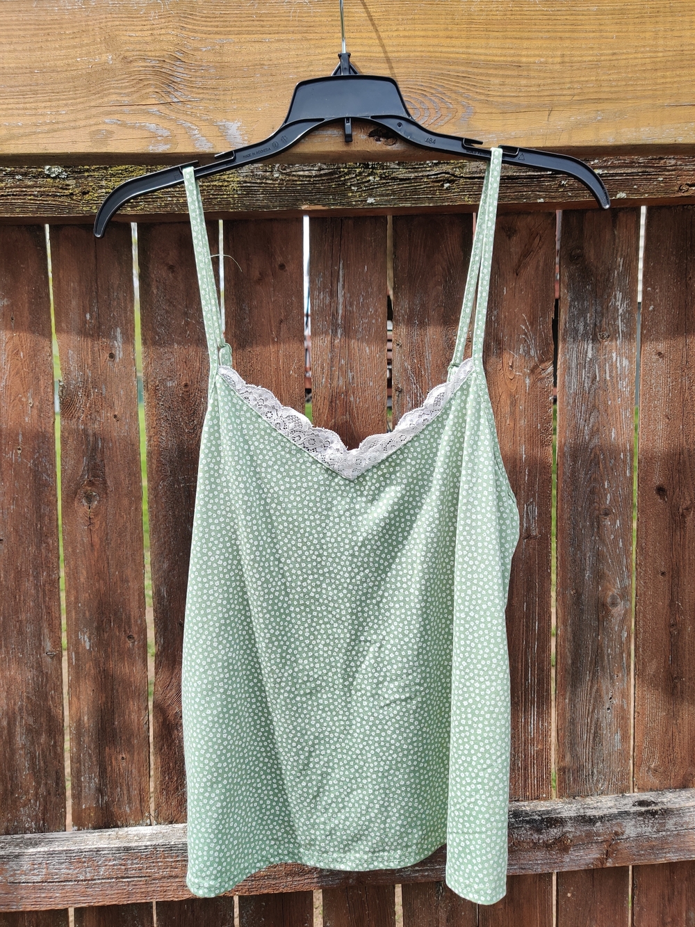 Primark Mint Green Lace-Trim Cami Top